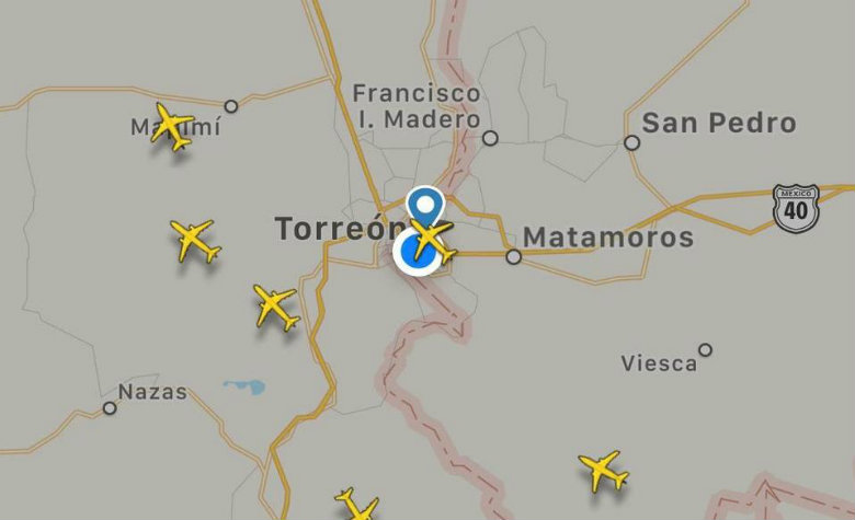 Reportan caída de avioneta en sierra de Torreón