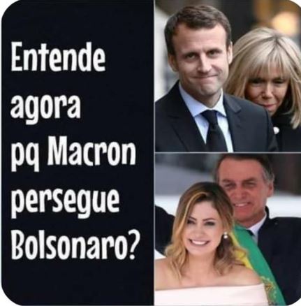 Macron lamenta comentarios irrespetuosos de Bolsonaro sobre su esposa