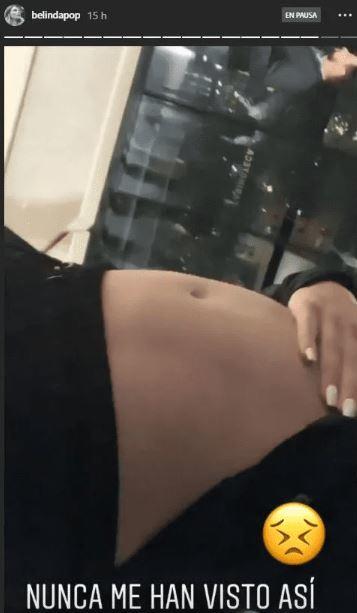 Belinda presume su pancita en Instagram [FOTO]