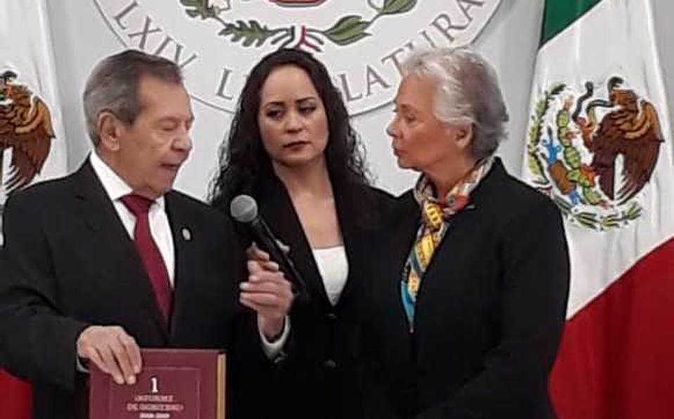 Sánchez Cordero entrega Primer Informe de Gobierno a Porfirio Muñoz ...