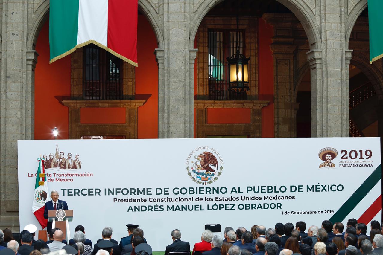 Primer Informe de Gobierno de AMLO; minuto a minuto Canal 6