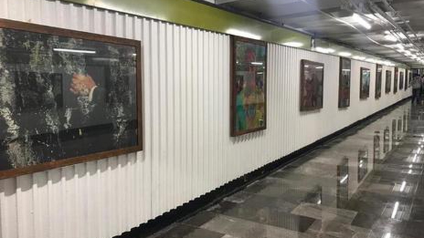 Inauguran en Metro Hidalgo exposición 'Involuntary México'