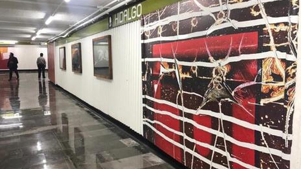 Inauguran en Metro Hidalgo exposición 'Involuntary México'