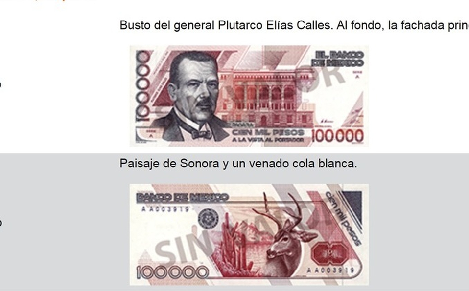 Conoce el billete de mayor denominación en la historia de México
