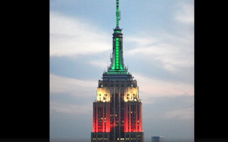 El Empire State se ilumina otra vez con los colores de México