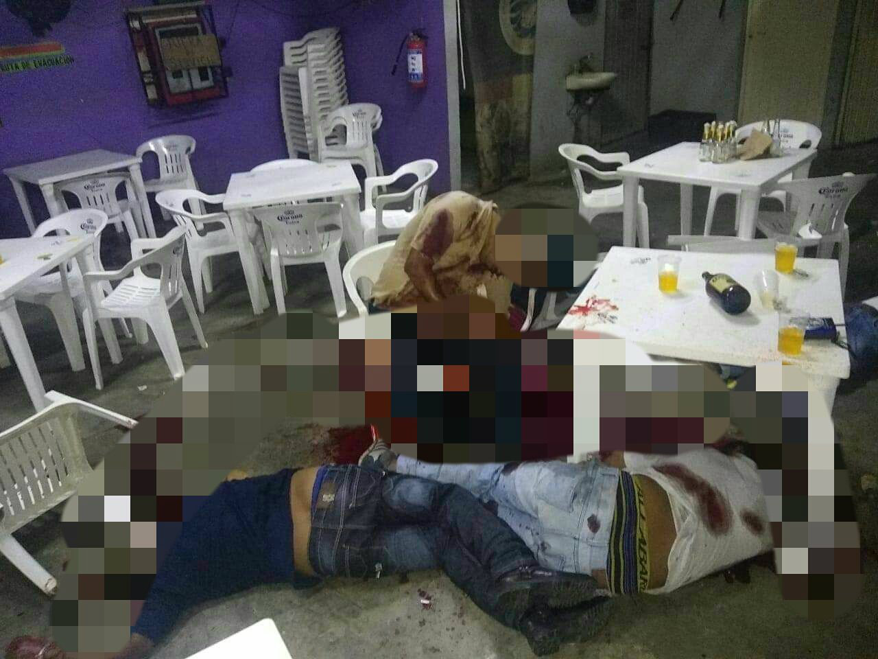Asesinan a cinco personas en un bar de Villahermosa
