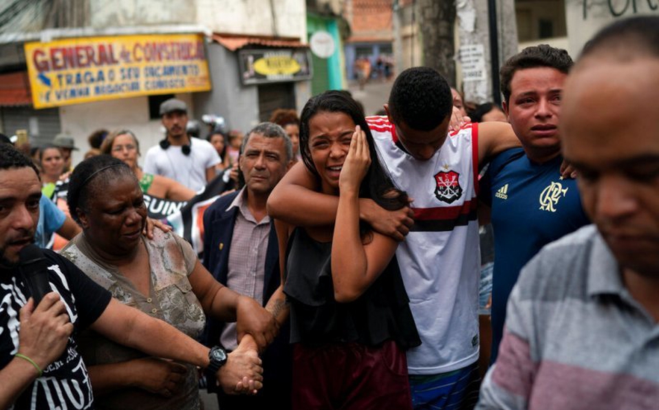 Protestan en favelas de Río de Janeiro por asesinato de niña