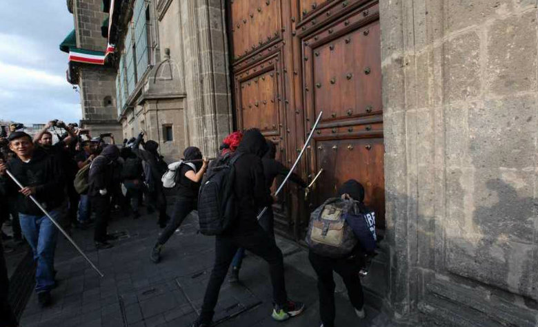 Daños al Palacio Nacional son inaceptables: Beatríz Gutiérrez Müller