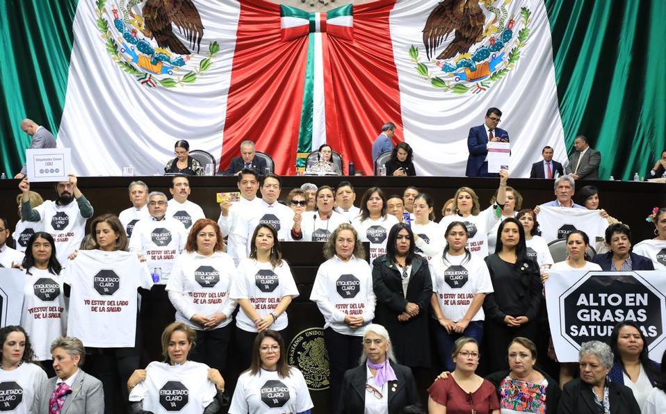 Diputados aprueban etiquetado de advertencia en comida chatarra