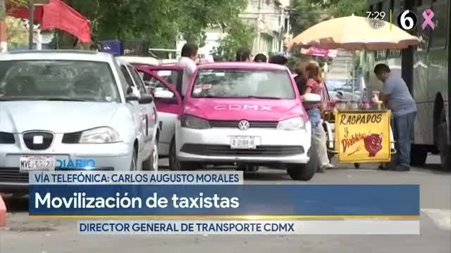 MX.-Autoridades de CDMX dicen desconocer razón de nueva marcha de taxistas