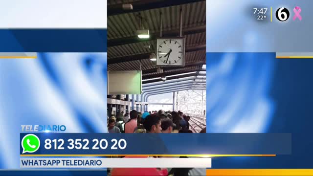 Telediario noticia Reportan fallas en la Línea 1 del Metro 