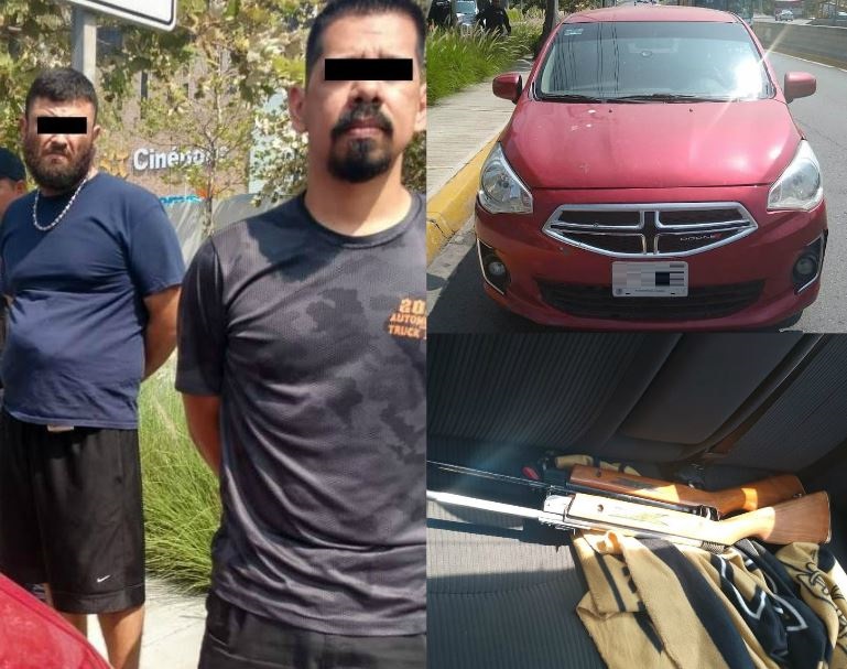 Caen dos hombres armados en vehículo con reporte de robo en Monterrey ...
