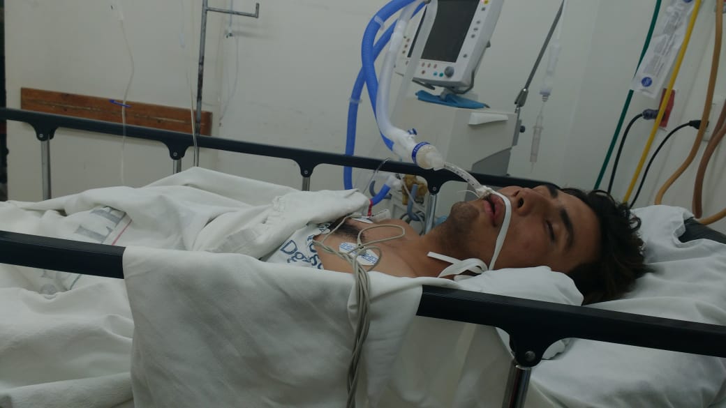 Tras tomar leche, lagunero cae en coma; su familia pide ayuda