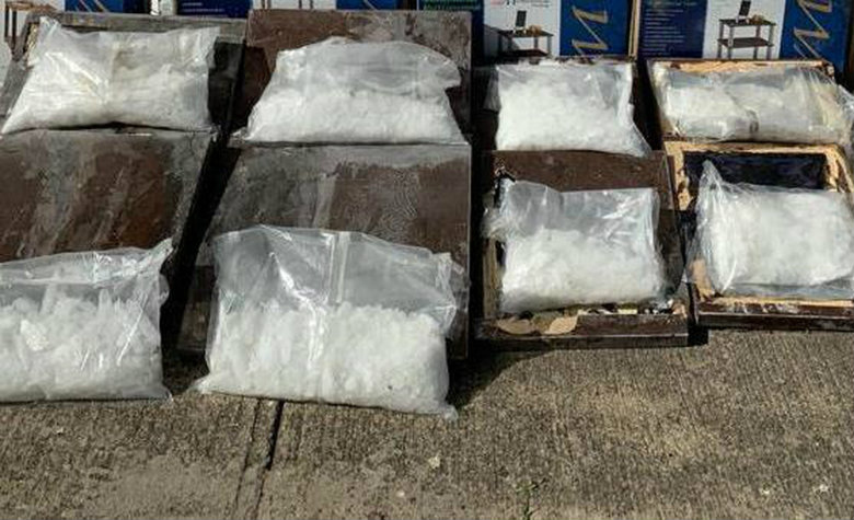 Decomisan 19 kilos de cristal en Sinaloa