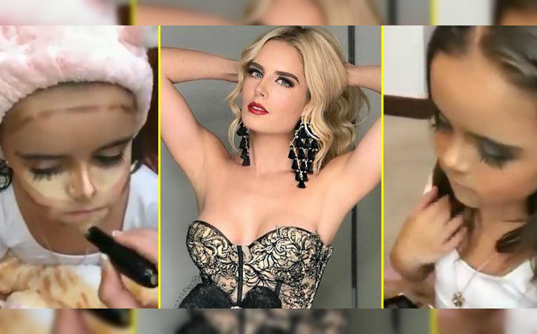 Tania Ruiz maquilla a su niña de 5 años y usuarios la crítican [VIDEOS]