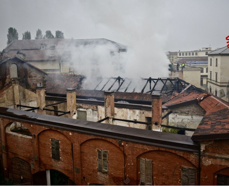 Incendio destruye techo de La Cavallerizza Reale, patrimonio de Unesco