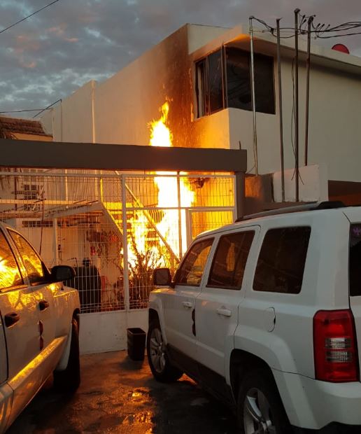 Incendio en vivienda de la colonia Morga deja daños materiales ...