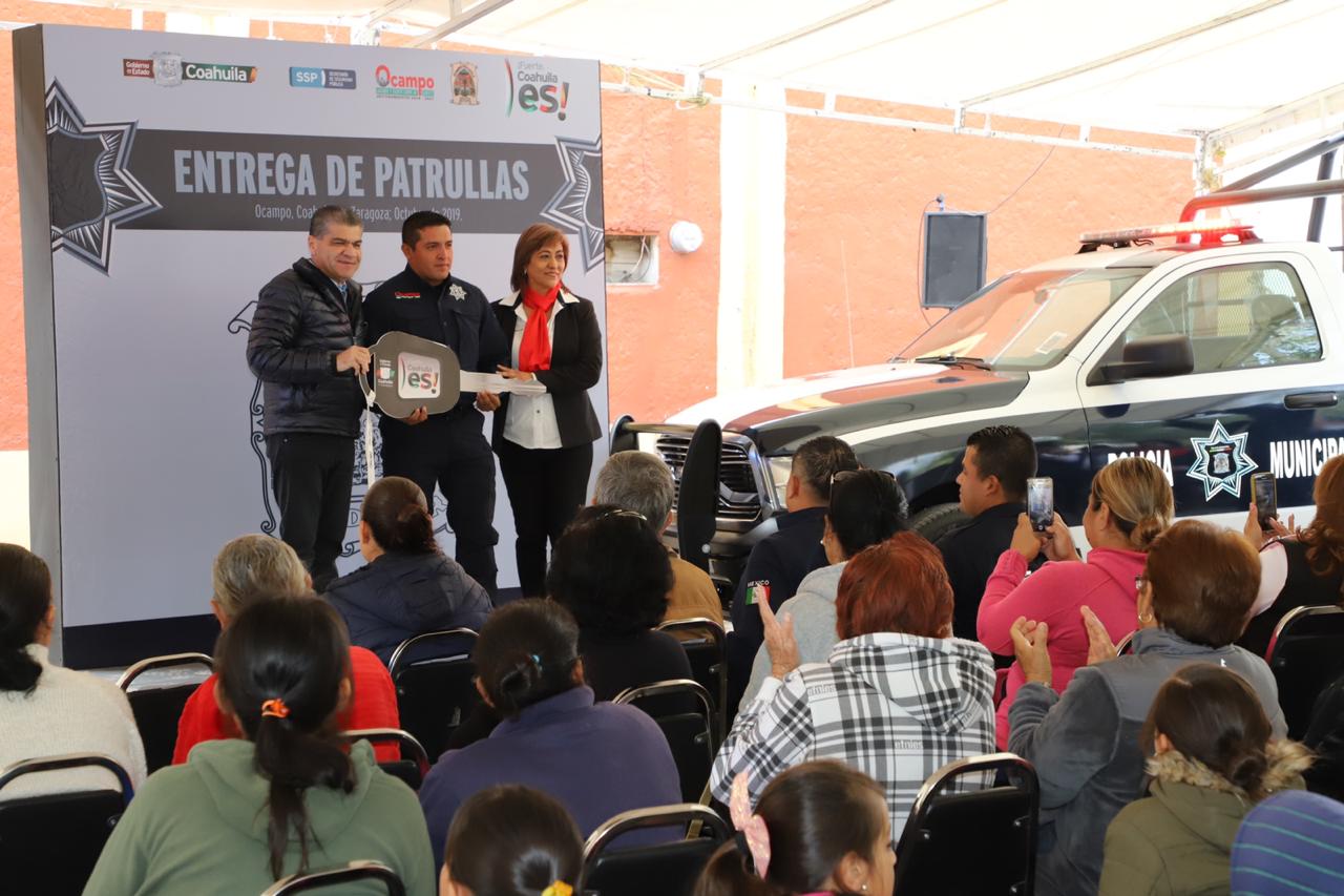 En Ocampo inician obras y entrega de patrullas en "Vamos a michas"