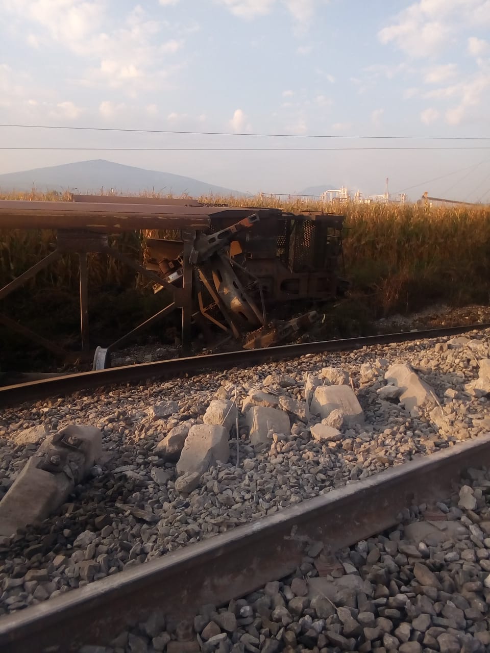 Se descarrila el tren en Poncitlán