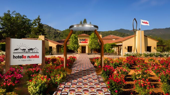 ‘Hotella Nutella’ el hotel perfecto para los amantes del cacao y la avellana