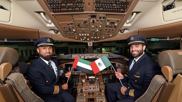 Emirates Airlines llega hoy a México con ruta Dubái-Barcelona-CDMX