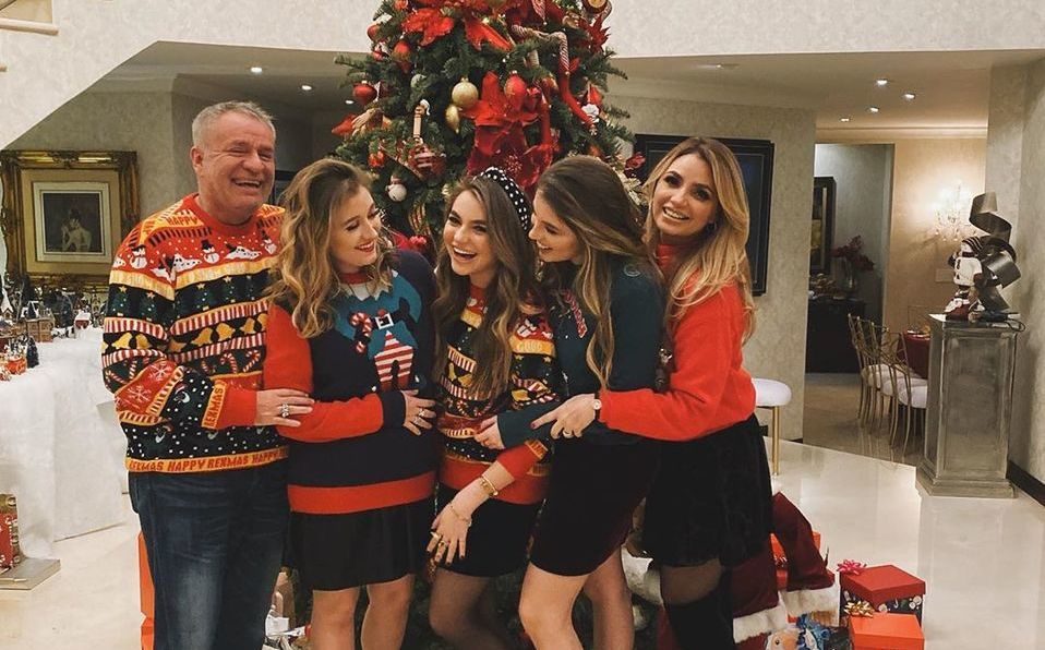 Angélica Rivera y 'El Güero' Castro festejan Navidad juntos