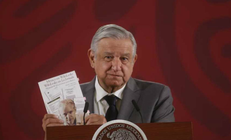 AMLO expresa solidaridad con Assange y desea su liberación