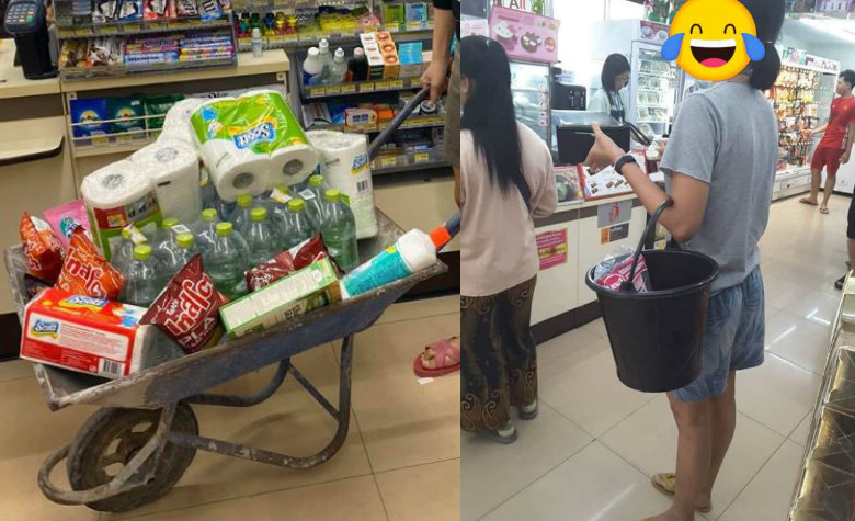 Ciudadanos afrontan prohibición de bolsas de plástico de formas divertidas [FOTOS]