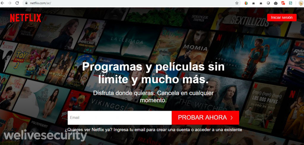 Nuevo caso de estafa para robar datos de Netflix