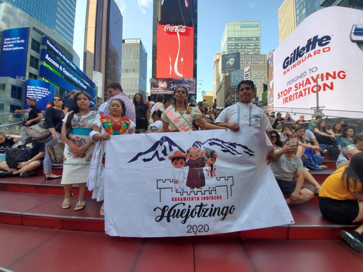 Danzantes del carnaval de Huejotzingo llegan a Nueva York