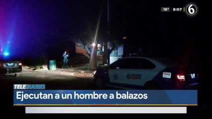 Telediario noticia Ejecutan a un presunto narcomenudista frente a su casa en Cadereyta 