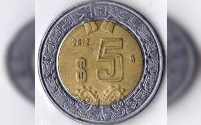 Monedas de cinco pesos podrían valer miles