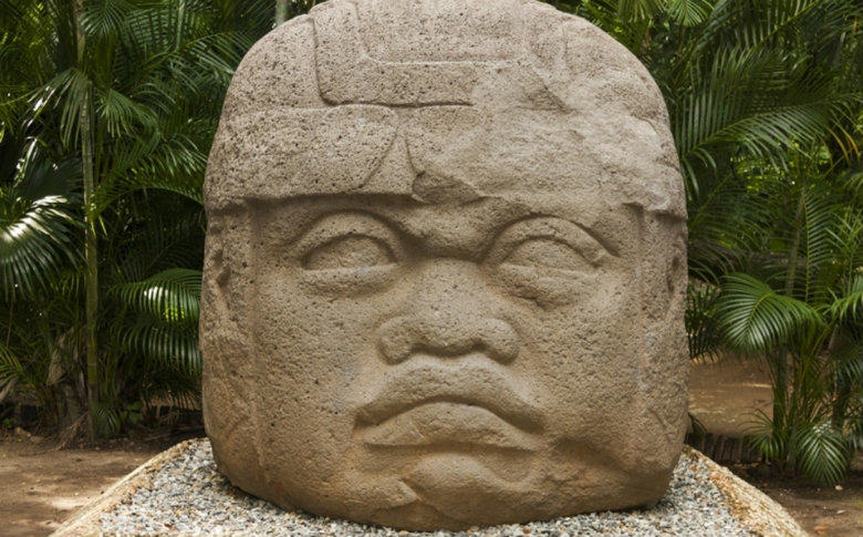 Cabezas Olmecas estarían hechas a base de tronos de gobernantes