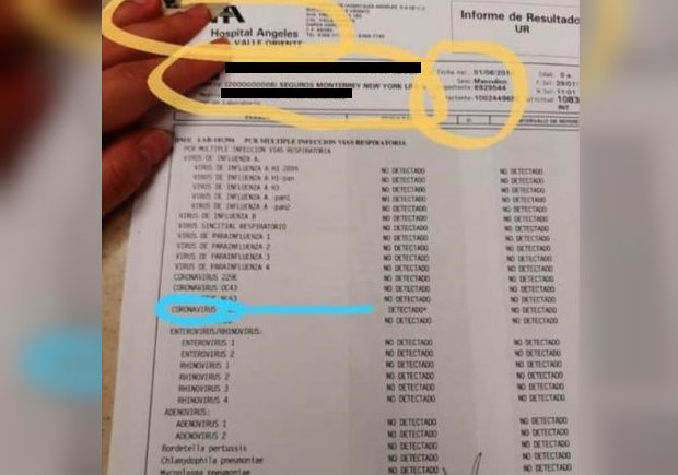 Descartan caso de coronavirus en San Pedro
