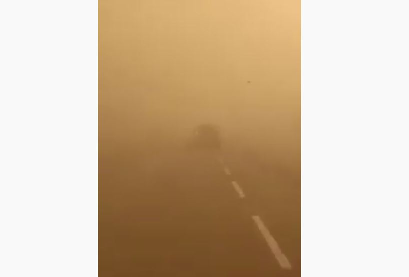 Vientos y tierra provocan paisaje similar al de Dubái en Lerdo (VIDEO)