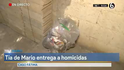 Telediario noticia Tía de detenido asegura que sí fue él quien mató a Fátima