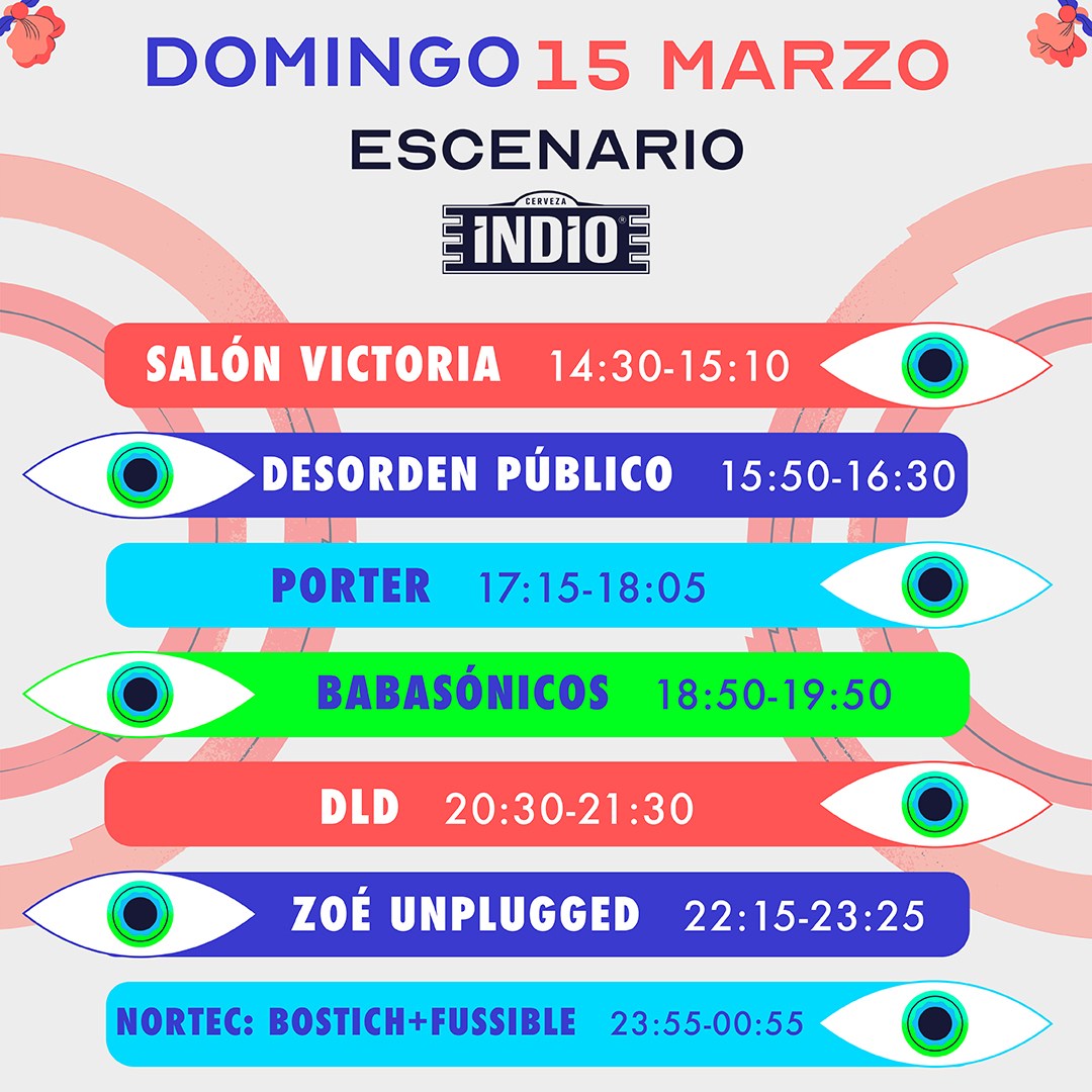 Horarios del Vive Latino 2020