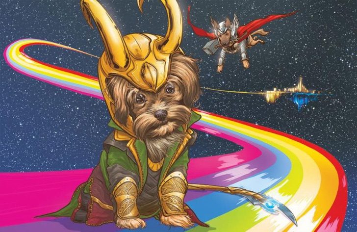 Versión perruna de los superhéroes
