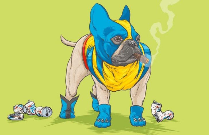 Versión perruna de los superhéroes