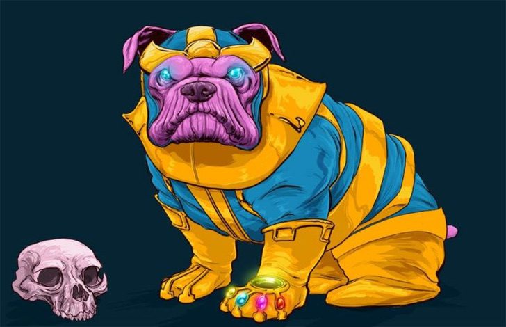 Versión perruna de los superhéroes