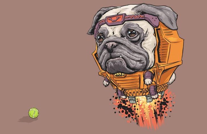 Versión perruna de los superhéroes
