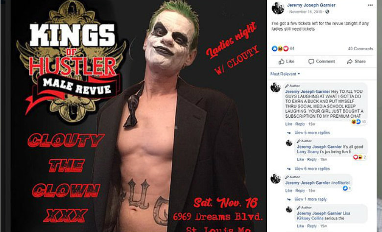 Sujeto se disfraza del Joker, amenaza con matar a un grupo de personas y lo transmite por Facebook Live