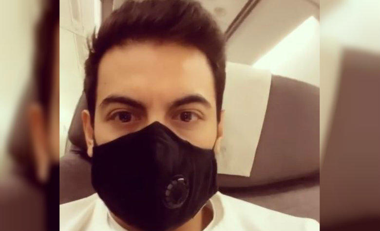 Carlos Rivera sorprendido por la falta de revisión en el aeropuerto de la CDMX