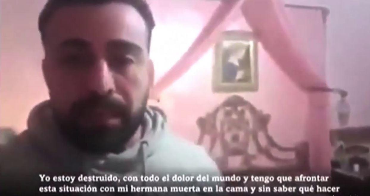 Queda encerrado con cadáver de víctima por coronavirus (covid-19) y pide ayuda [VIDEO]
