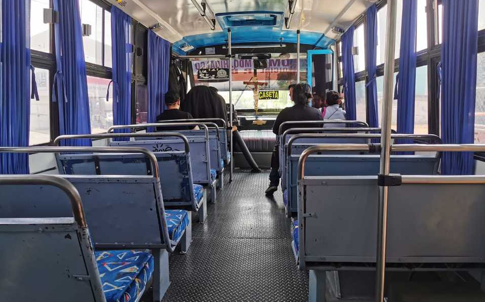 Baja afluencia de pasajeros en transporte público por&nbsp;COVID-19