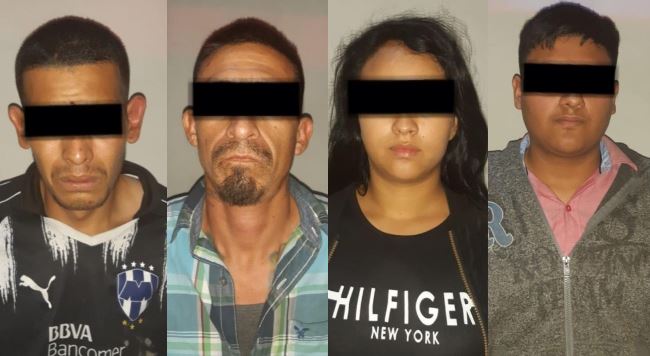 Detienen a cuatro personas con dos armas de fuego en Guadalupe