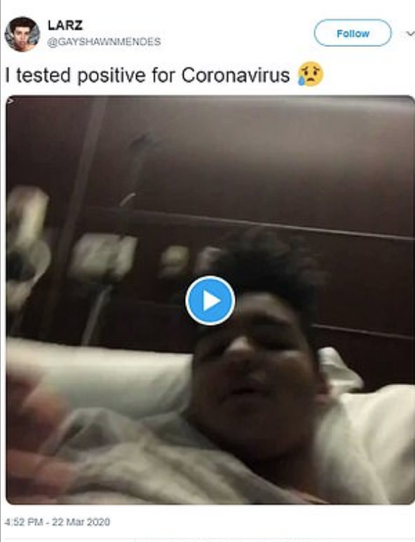 Influencer realiza el #CoronavirusChallenge y según él, termina contagiado [VIDEO]