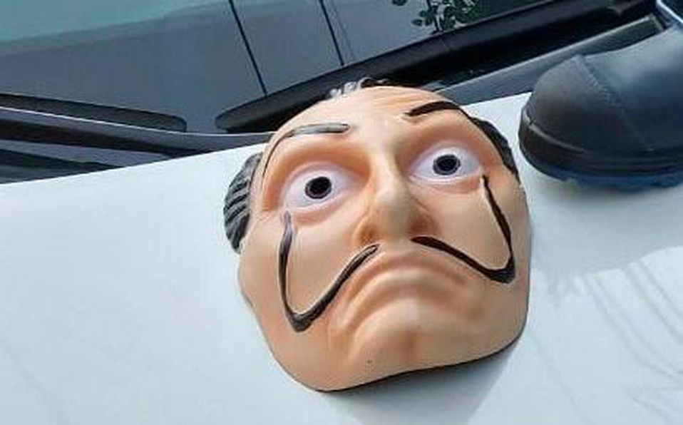 Para asaltar, ladrones utilizaron máscaras de la serie “La Casa de Papel”