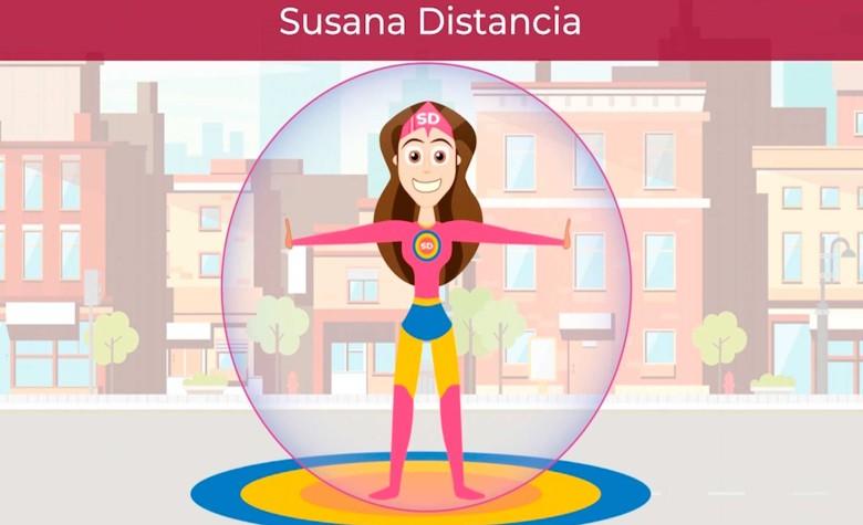 Niña festeja su cumpleaños disfrazada de 'Susana Distancia' 