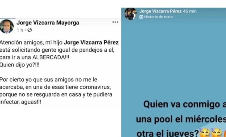 Ex alcalde de Jalisco exhibe a su hijo por organizar fiesta durante cuarentena